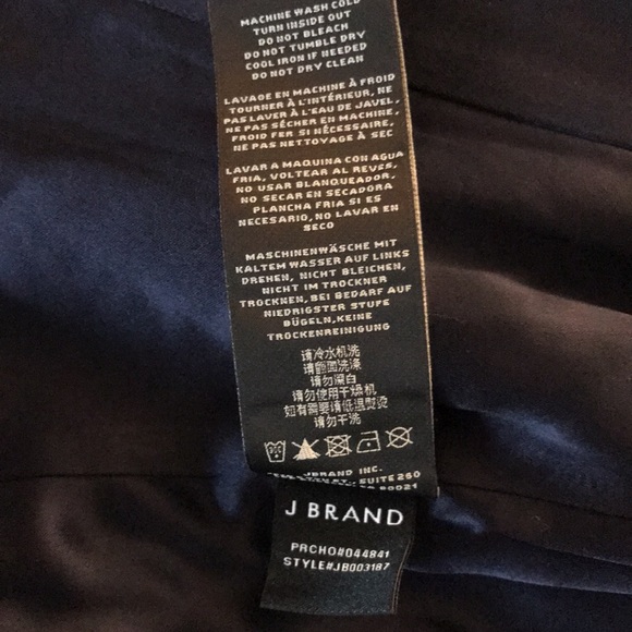 J Brand x Halpern Tailored Denim Blazer Size M NWT - Picture 11 of 12